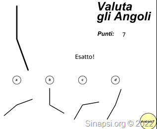 Valuta gli angoli a occhio