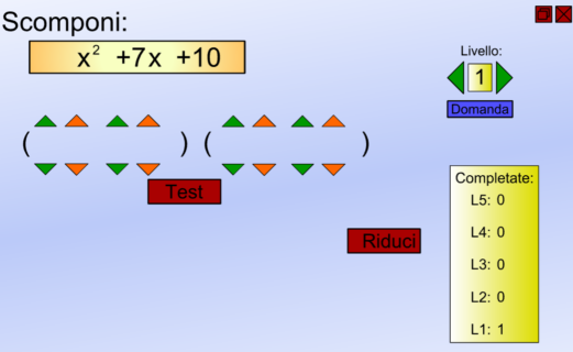 Impara a scomporre i polinomi