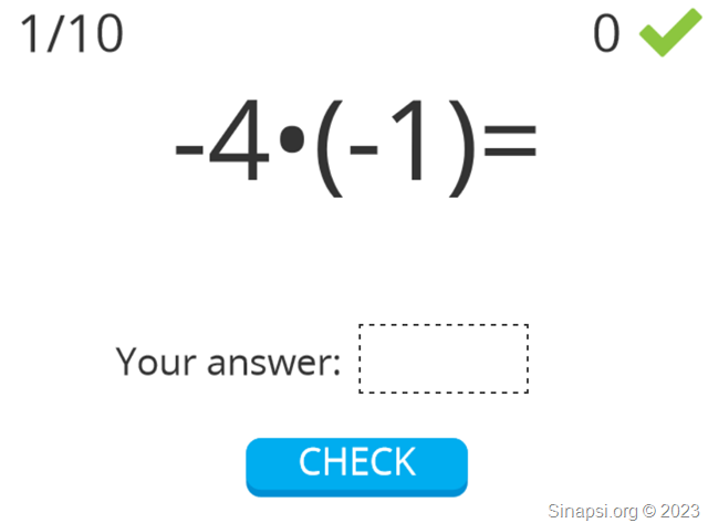 Operazioni tra numeri relativi